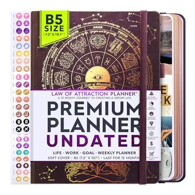 Life Planner - Undated Deluxe Weekly, Monthly Planner, a Month Journey to Increase Productivity 