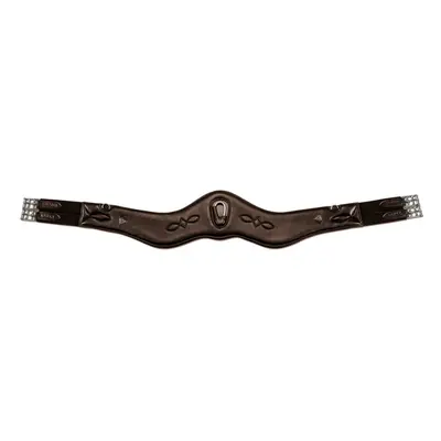 (Brown, 48") Shires Velociti Lusso Anatomical Leather Girth