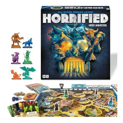 Horrified Greek Monsters - Immersive Cooperative Strategy Board Game for Adults and Kids Age Yea