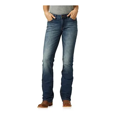 Wrangler Women's Willow Mid Rise Performance Waist Boot Cut Ultimate Riding Jean, Rebecca