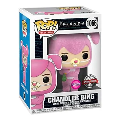 Funko Pop! TV: Friends Chandler Bing as Bunny Flocked Exclusive Vinyl