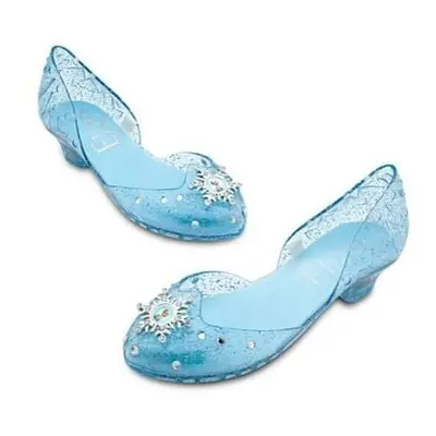 Elsa fancy dress Kids Girls costume Shoe UK Size 13/1 EU 31/33