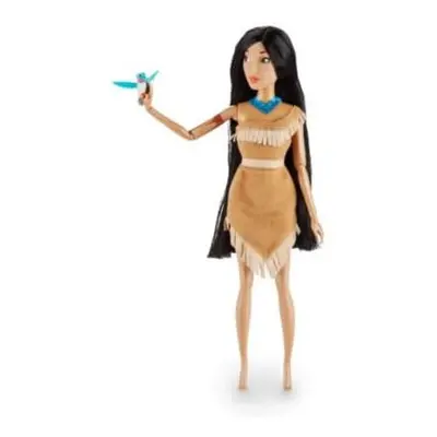 Pocahontas Classic Doll Wearing a Fringed dress and carrying Flit