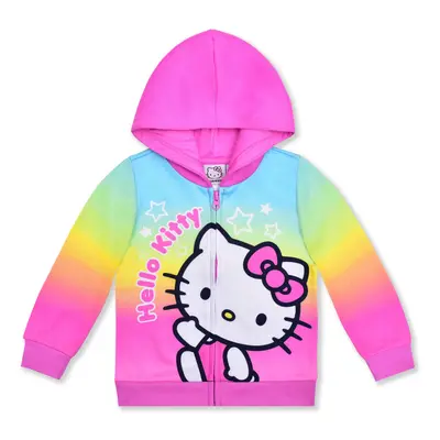 Hello Kitty Girls Zip-Up Hoodie for Infant Toddler Little and Big Ki