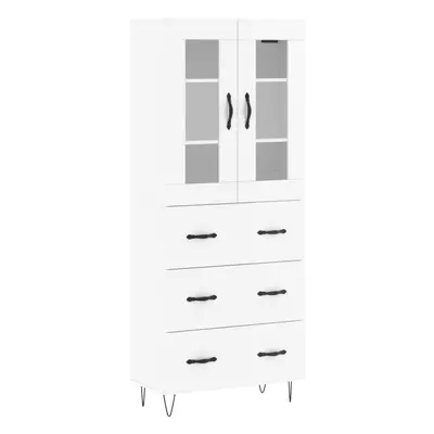 (high gloss white, drawers) vidaXL Highboard Sideboard Storage Cabinet Home Side Cabinet Enginee