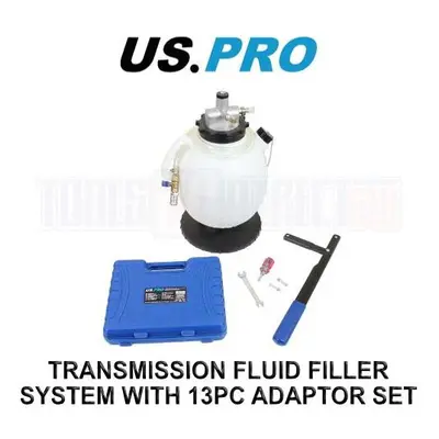 US PRO Tools Transmission Oil Filler & Extractor & 13pc Adaptor Set