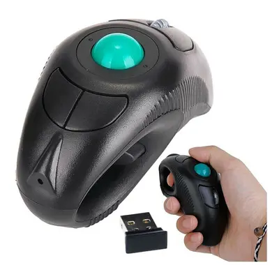 USB Wireless PC Laptop Finger HandHeld Trackball Mouse