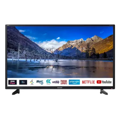 Sharp 1T-C32BC2KE1FB 32" Inch HD Ready Smart LED TV with USB PVR and Freeview HD