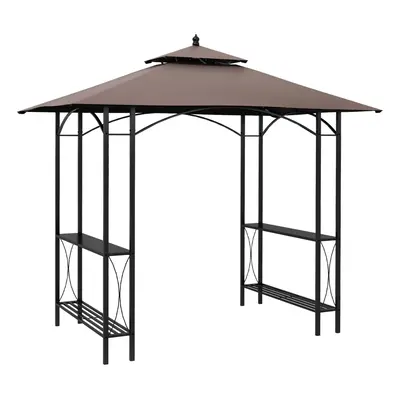 Outsunny 2.5x1.5m BBQ Tent Canopy Patio Outdoor Awning Gazebo Party Sun Shelter