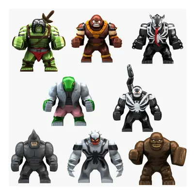 8PCS Villain Superheroes Big Figures Toys Fit Lego