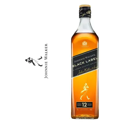 Johnnie Walker BLACK LABEL Years Old Blended Scotch Whisky 70cl 40% Vol.