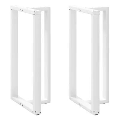 (white, x x (110-111) cm) vidaXL Dining Table Legs T-ShapedÃÂ Desk Legs Metal Furniture Legs pc