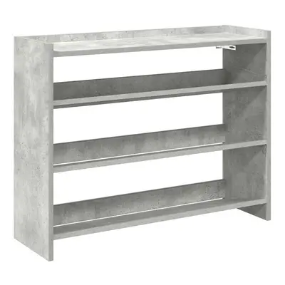 (concrete grey, cm/ cm) vidaXL Shoe Rack Shoe Cabinet Shoe Storage Shelf Hall Cupboard Engineere