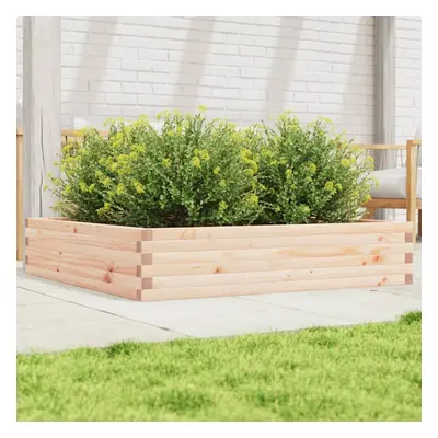 vidaXL Garden Planter 110x110x23 cm Solid Wood Pine