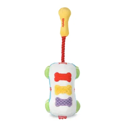 Fisher-Price for Pets Sound-Bites Plush Toy Xylophone for Puppies Sounds Desensitize Pups to Noi