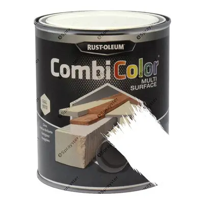 Rust-Oleum White Gloss CombiColor Multi-Surface Paint 2.5L RAL