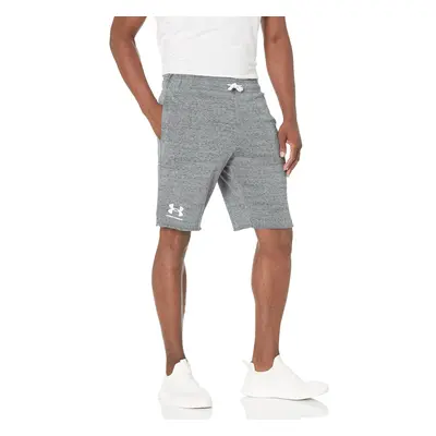 Under Armour Mens Rival Terry Shorts (781) Opal Green Full Heather