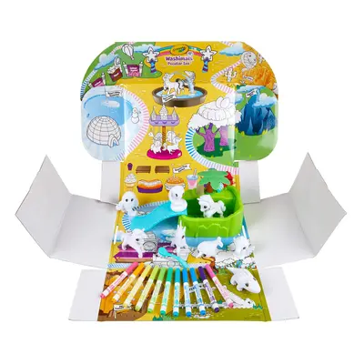 CRAYOLA 74-7430-E-000 Washimals Peculiar Zoo Playset