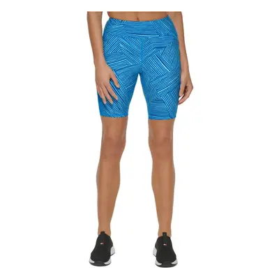 Tommy Hilfiger Sport Womens Shadow Stripe aboveKnee Legging Shorts Blue