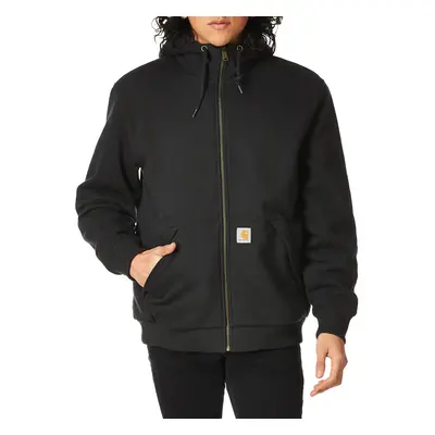 Carhartt Men's Rain Defender Rockland Sherpa Lined Hooded Sweatshirt