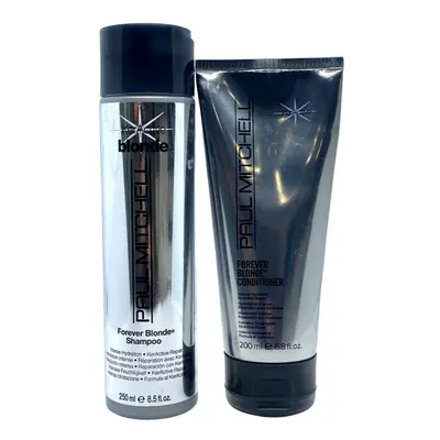 Paul Mitchell Forever Blonde Shampoo 8.5 oz & Conditioner 6.8 Oz Set