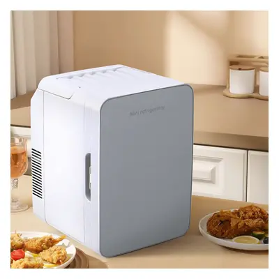 White 10L Dual-Use Mini Refrigerator