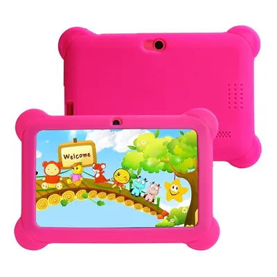 (Rose red) Learning Tablet for Kids Android 7 Inch 2GB 16GB Kids Tablet Toddler