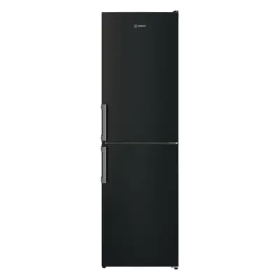 Indesit 50/50 Fridge Freezer - Black - E Rated