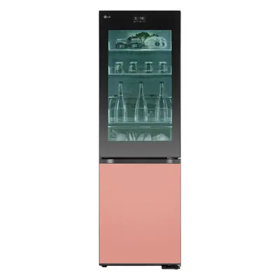 LG MoodUP InstaView GBG719MDNN 187cm WiFi Connected 60/40 No Frost Fridge Freezer - Multi Colour