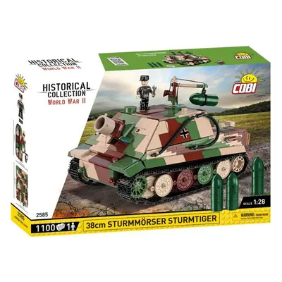 COBI Sturmmorser Sturmtiger HC WWII 1:28 Brick Model 1100pcs