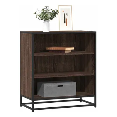 vidaXL Sideboard Brown Oak 68x35x76 cm Engineered Wood and Metal