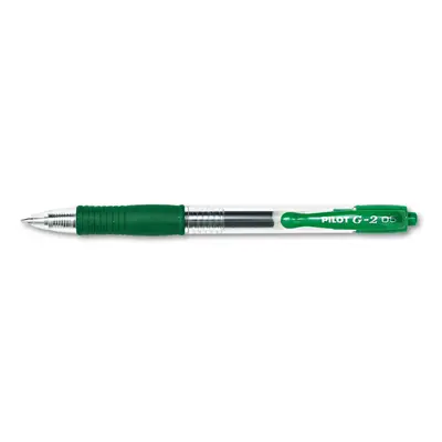 Pilot G2 Premium Gel Ink Pen Refillable Green Ink .5mm Dozen