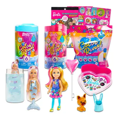 Barbie Color Reveal Doll Ultimate Play Set - Piece Bundle Easter Egg