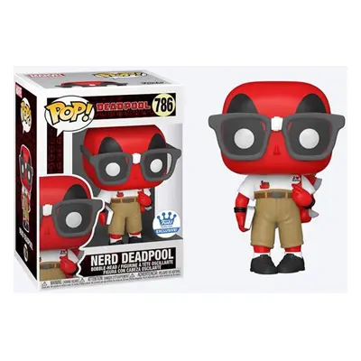 Funko Pop! Marvel Nerd Deadpool Exclusive Figure