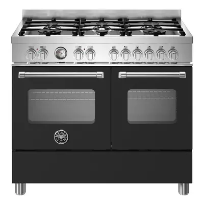 Bertazzoni Master Series Dual Fuel Range Cooker - Matt Black - A/A Rated