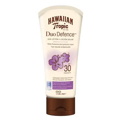 Hawaiian Tropic Duo Defence Sun Lotion Spf30 180ml