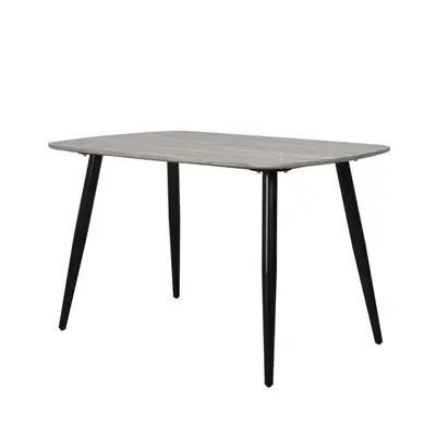 (Grey Oak) Home Source Baldwin Modern Rectangular Dining Table