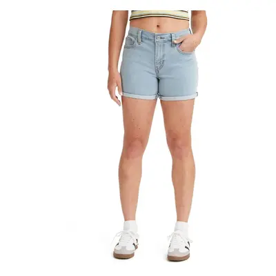 Levis Womens Mid Length Shorts Lapis Outsider-Medium Indigo