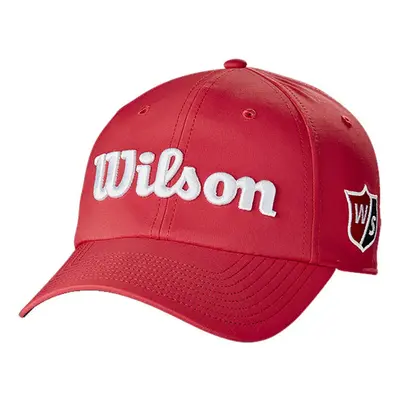 WILSON Pro Tour Mens Golf Hat Red/White