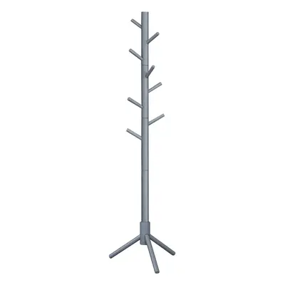 VASAGLE Solid Wood Coat Rack Free Standing Coat Rack Tree-Shaped Coat Rack with Hooks Height Opt