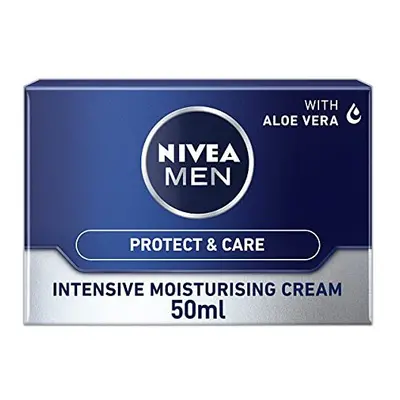 MEN Intensive Moisturising Face Cream Protect & Care Pack of (3 x ml), Face Moisturiser for Dry 