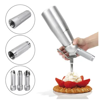 Whipped Mixer Cream Dispenser Foamer Siphon Bottle Accessory Screw Handle