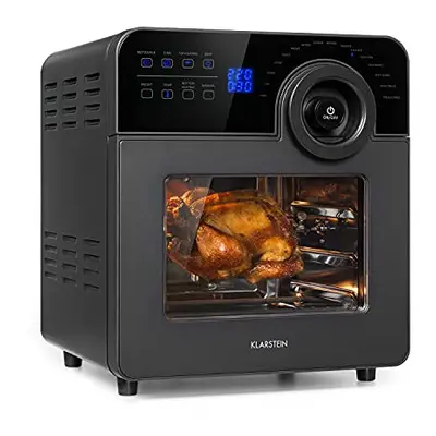 Klarstein AeroVital Cube Chef Hot Air Fryer - Air Fryers with 1700W, DuoHeating Technology, 14L,