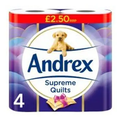 Andrex Supreme Quilts 160sc 4Rx6 (6 x 4pk)