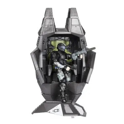 4" âWorld of Haloâ Figure & Vehicle â ODST Drop Pod with Rookie