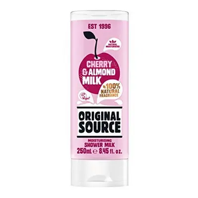 Original Source Vegan Cherry and Almond Shower Milk with Natural Fragrance, (250 ml x Bottles)