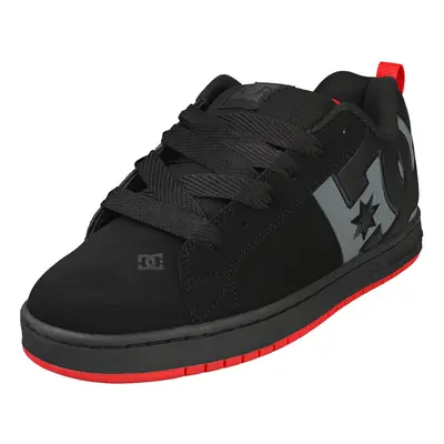 DC Shoes Court Graffik Sq Mens Skate Trainers in Black Grey - Size UK