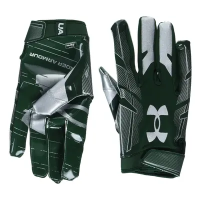 Under Armour Men's F8 Football Gloves (301) / Forest Green / Metalli