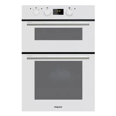 HOTPOINT Class DD2 Electric Double Oven - White, White