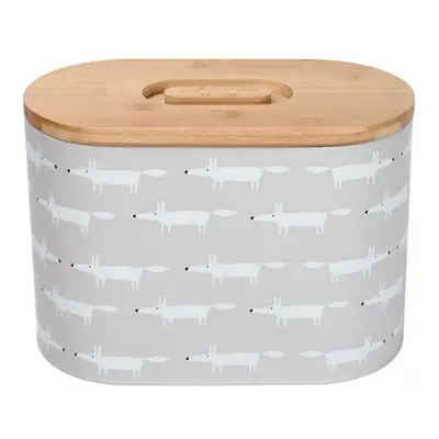 Scion Mr Fox Light Grey Bread Bin